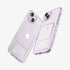 ACS04832 - iPhone 14 Pro Max Case Crystal Slot in crystal clear showing the back with card in slot